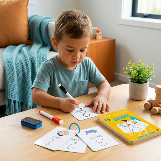 Reusable Numbers and Letters Training Book for Children