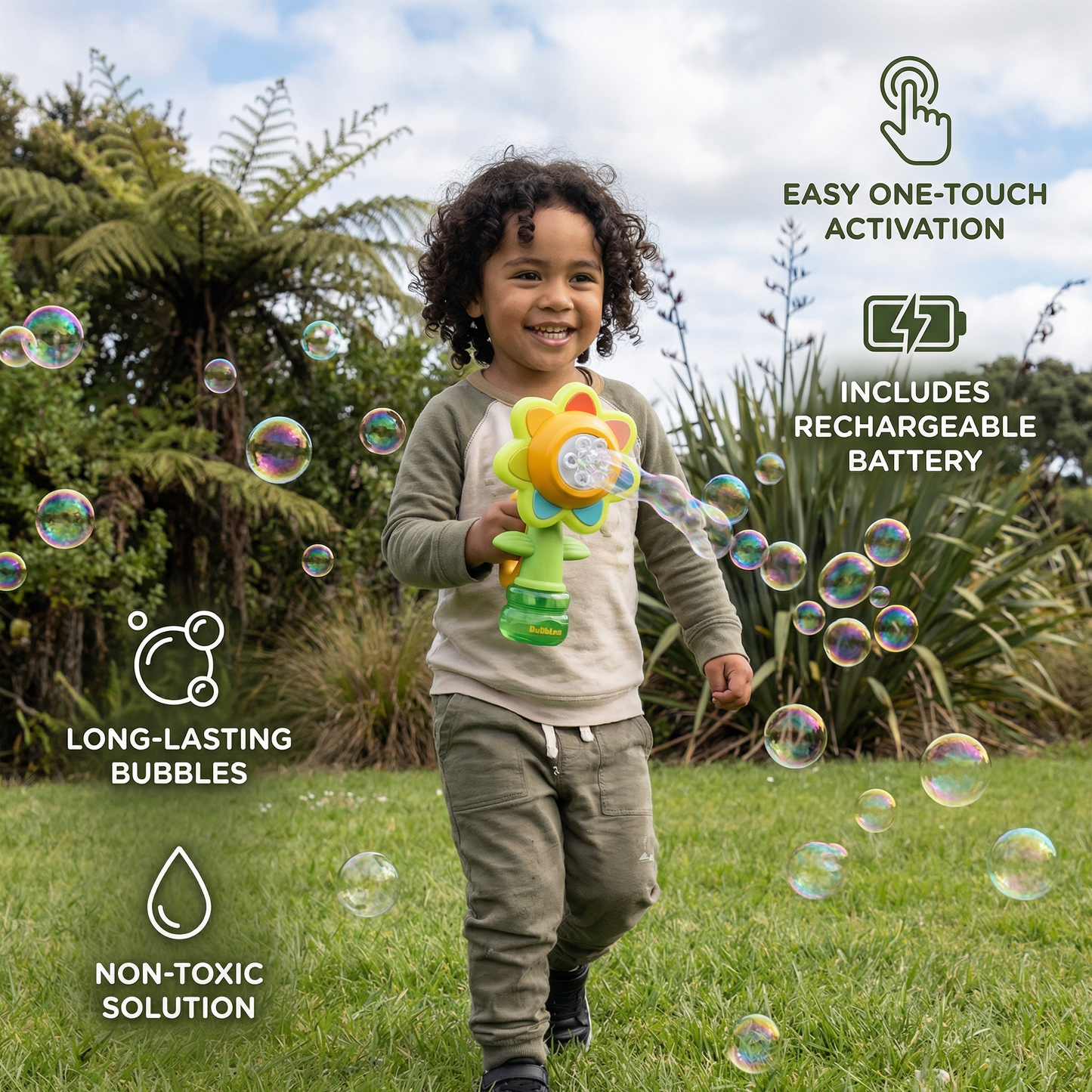 Dancing Soap Bubbles Flower