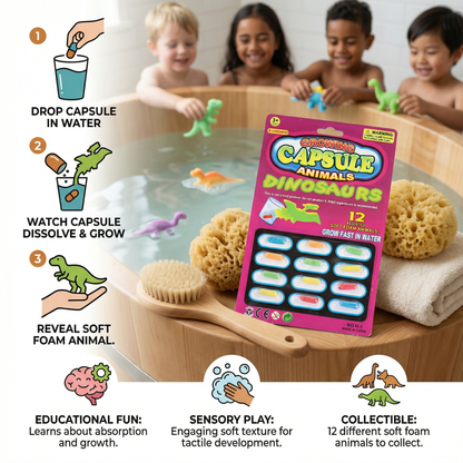 Magical Water Animal Growing Capsules