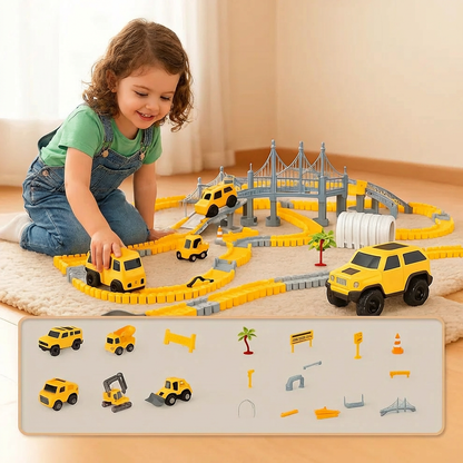 Adventure Race Track with Slot Cars