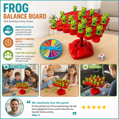 Frog Balance Board – Skill-Building Family Game