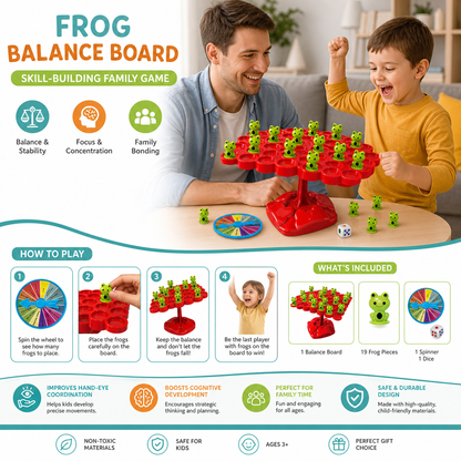 Frog Balance Board – Skill-Building Family Game