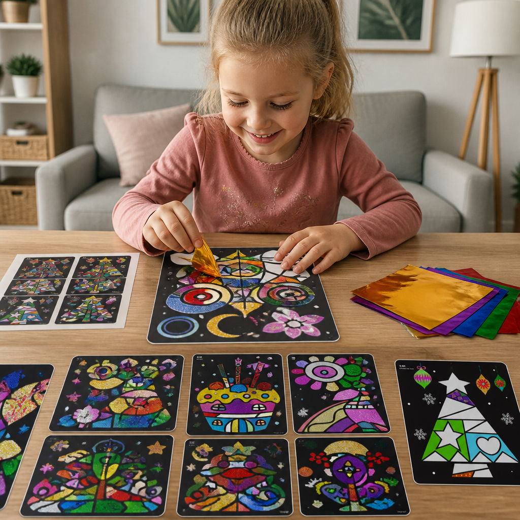 DIY Foil Art Craft Kit for Kids