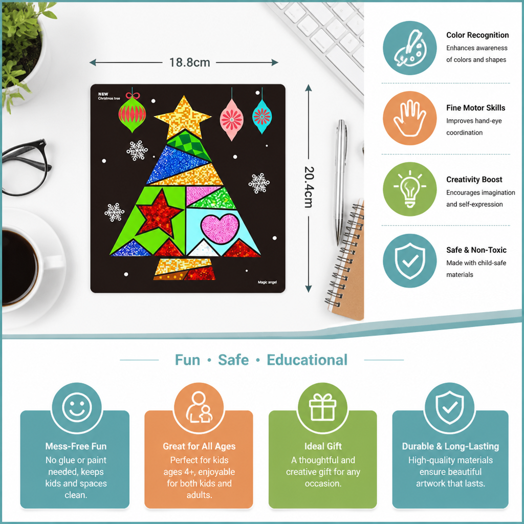 DIY Foil Art Craft Kit for Kids