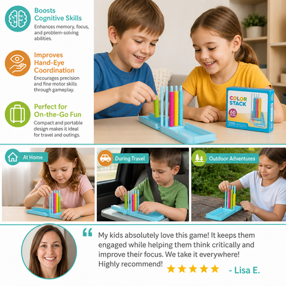 Mini Color Stack Challenge – Portable Brain Training Game