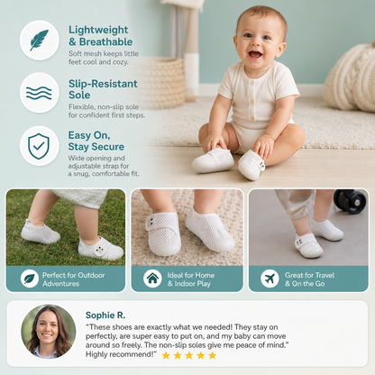 Comfortable Baby Shoes with Soft, Non-Slip Soles