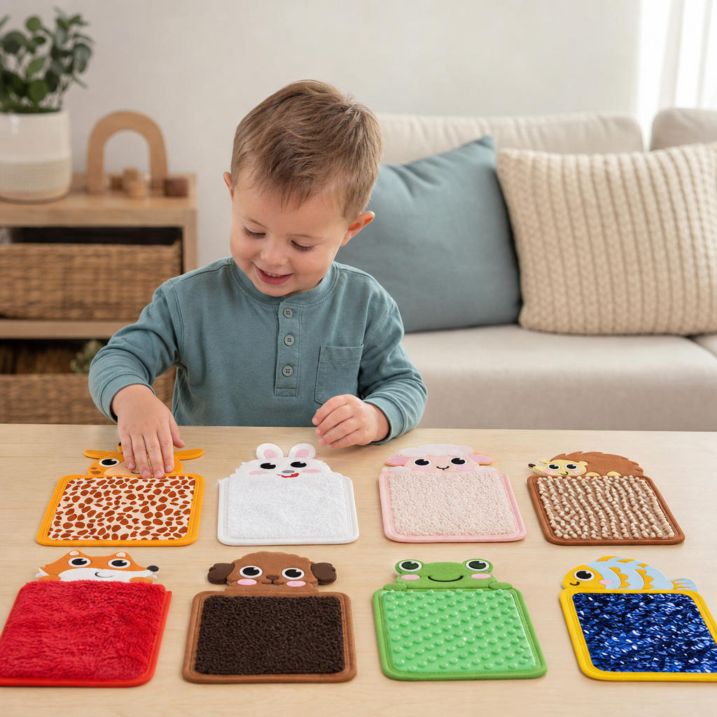 Tactile Animal Cushions (Set of 8)