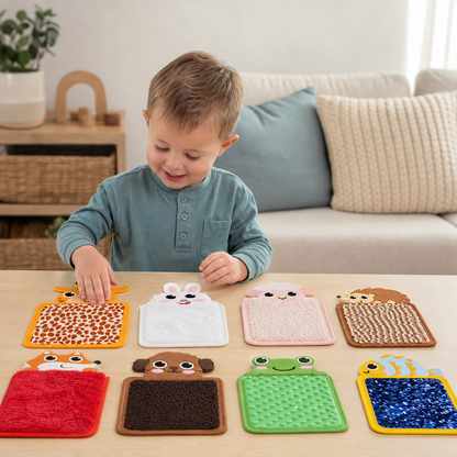 Tactile Animal Cushions (Set of 8)