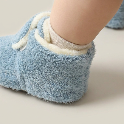Fleece Velcro Grip Socks