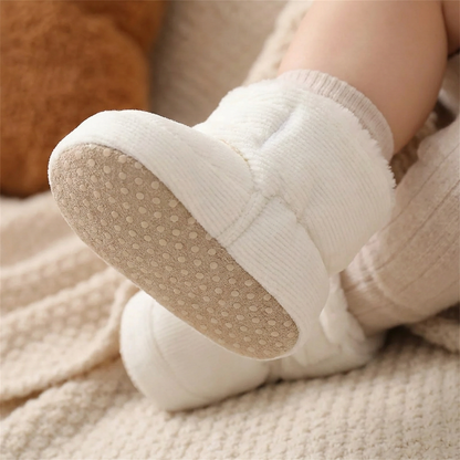 Sherpa Cuff Button Snow Boots