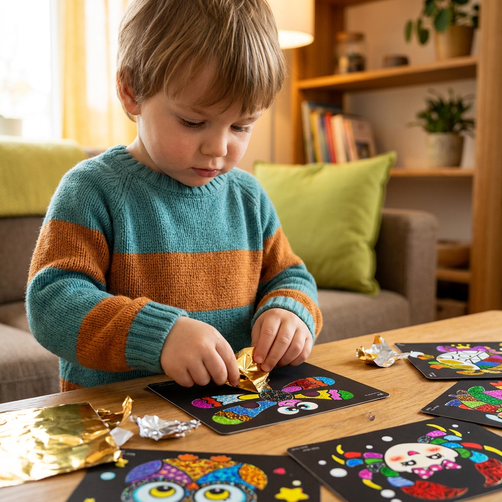 DIY Foil Art Craft Kit for Kids