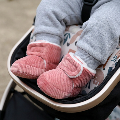 Warm & Cozy Plush Baby Booties with Soft, Non-Slip Soles