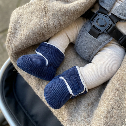 Warm & Cozy Plush Baby Booties with Soft, Non-Slip Soles