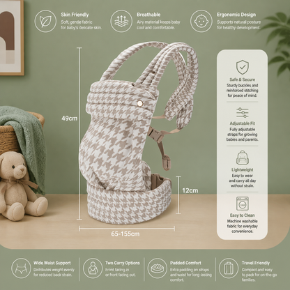 Ergonomic Baby Carrier – Breathable & Adjustable