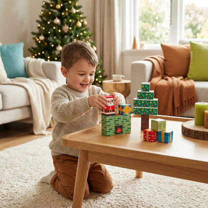 Christmas Magnetic Cube Blocks