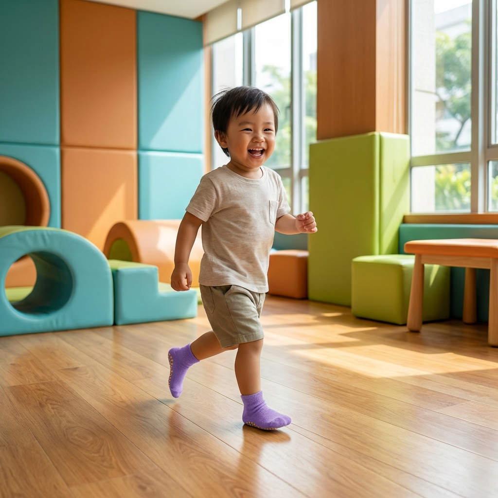 Safe Anti-Slip Socks Shoes for Kids