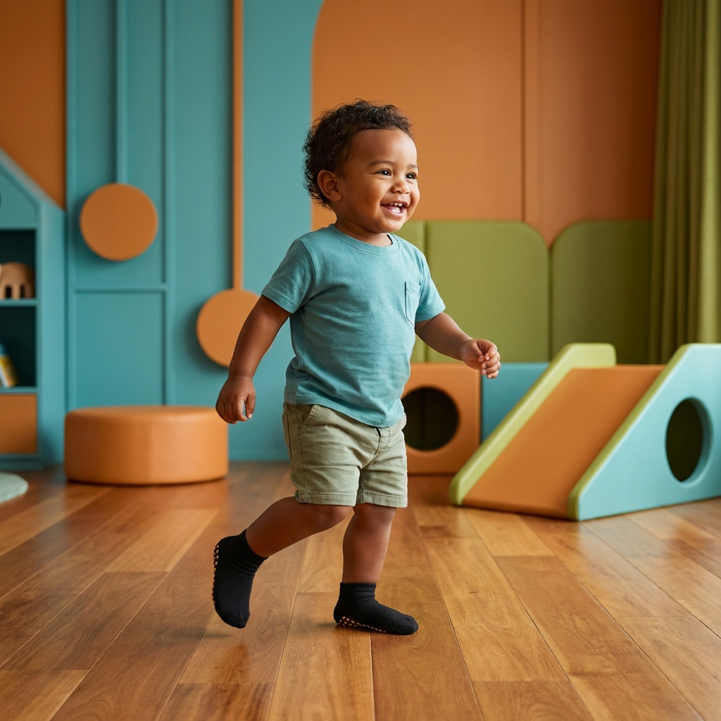 Safe Anti-Slip Socks Shoes for Kids