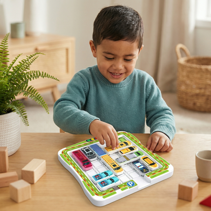 Logical Thinking – Car Parking Puzzle Toy for Kids