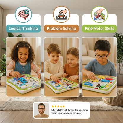 Logical Thinking – Car Parking Puzzle Toy for Kids