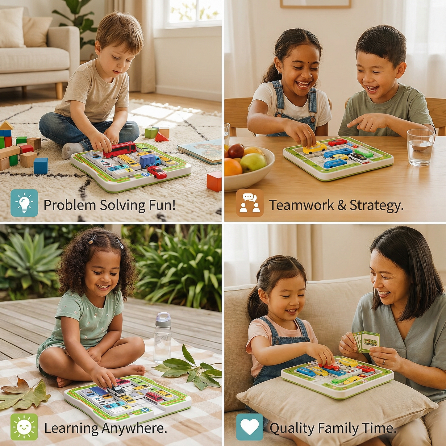 Logical Thinking – Car Parking Puzzle Toy for Kids