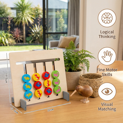 Montessori Color Pattern Matching Wooden Game