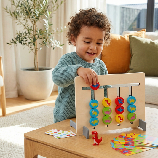 Montessori Color Pattern Matching Wooden Game