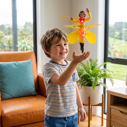 Interactive Flying Monkey Toy with Motion Sensor & LED Lights