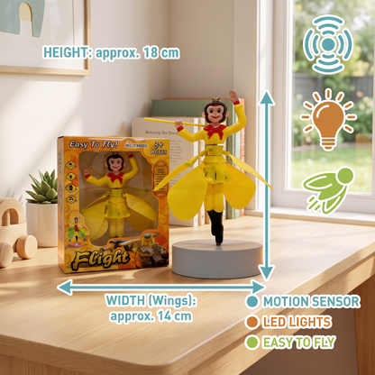 Interactive Flying Monkey Toy with Motion Sensor & LED Lights