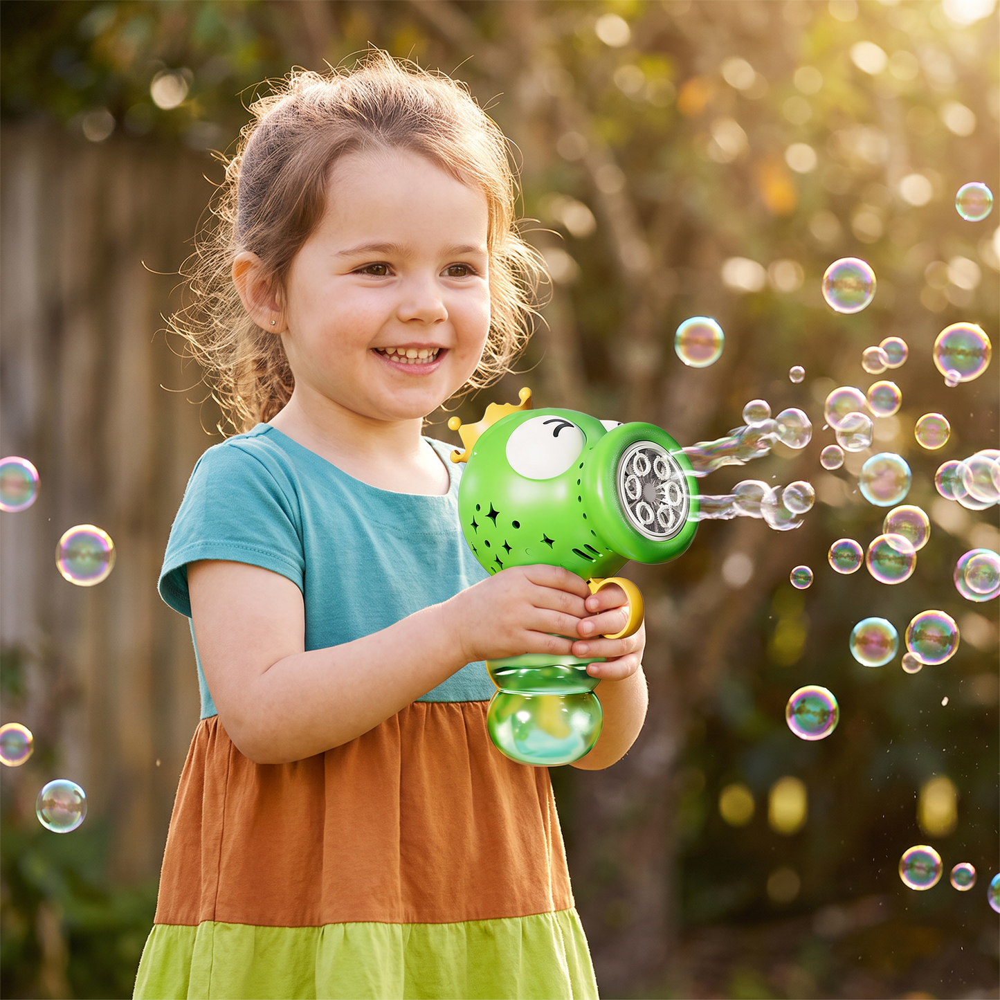 Cute Automatic Bubble Machine – Electric Bubble Blower for Kids