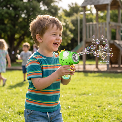 Cute Automatic Bubble Machine – Electric Bubble Blower for Kids