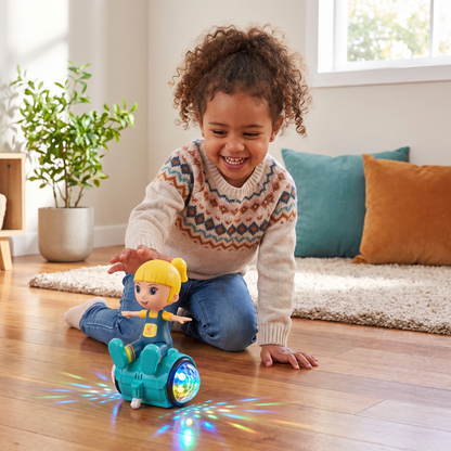 Interactive 360° Dancing Balance Toy with Lights & Music