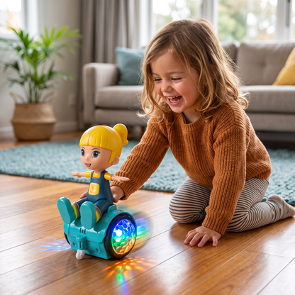 Interactive 360° Dancing Balance Toy with Lights & Music