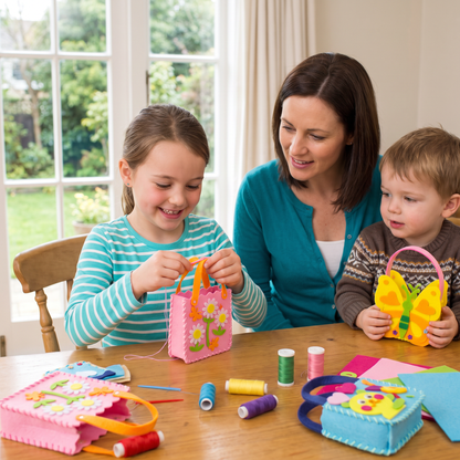 DIY Cute Felt Handbag Sewing Craft Kit for Kids