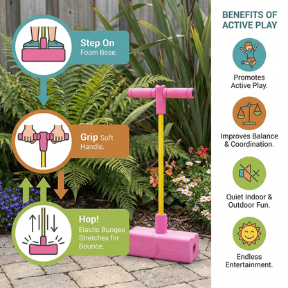 Kids' Foam Pogo Hopper – Jumping Toy for Indoors & Outdoors