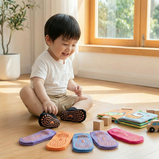 Safe Anti-Slip Socks Shoes for Kids