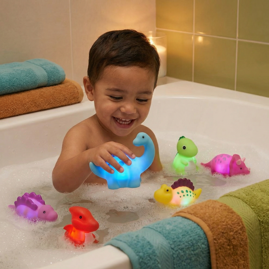 Glowing Bath Dinosaur Toy