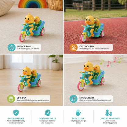 Electric Animal Tricycle – Interactive Ride-On Toy with Music & Light for Children