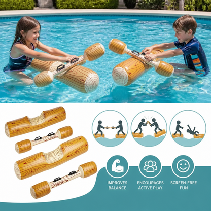 Inflatable Pool Battle Game for Kids – Water Balance & Splash Game