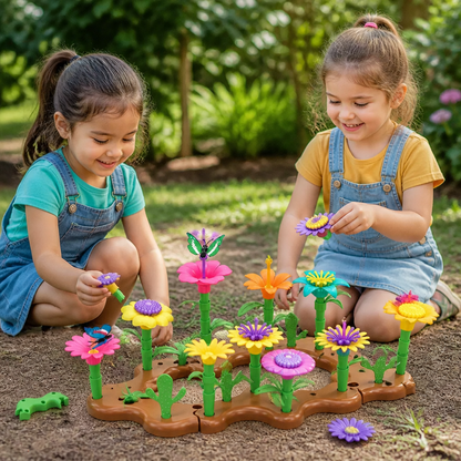 Flower Garden Building Toy for Kids – Creative Planting & Learning Playset for Little Gardeners