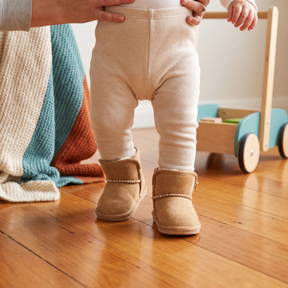 Fleece-Lined Baby Winter Boots with Soft, Non-Slip Soles