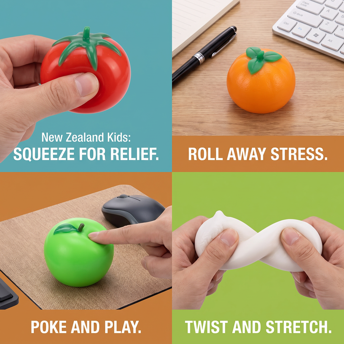 Food-Shaped Squishy Stress Relief Toy