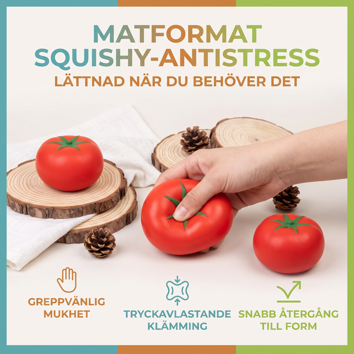 Food-Shaped Squishy Stress Relief Toy