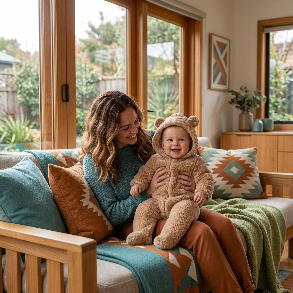 Soft & Cozy Baby Bear Hooded Jumpsuit