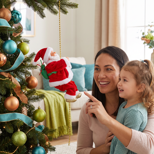 Climbing Santa Claus Toy