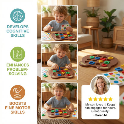 Color & Shape Matching Game for Kids – Interactive Learning Toy
