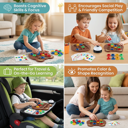 Color & Shape Matching Game for Kids – Interactive Learning Toy