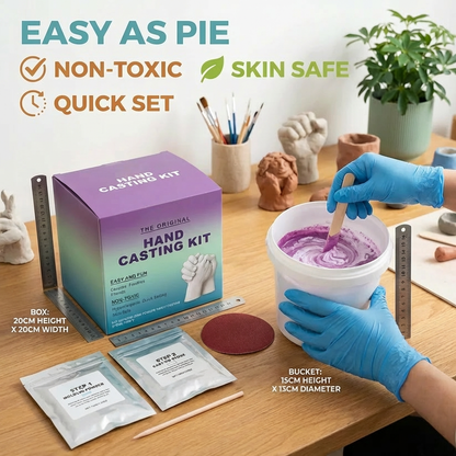 3D Hand Casting Kit for Families & Couples – Family Keepsake Set