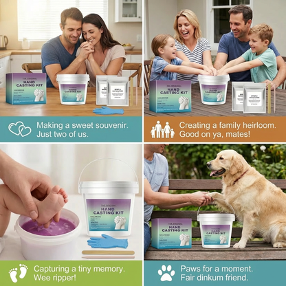 3D Hand Casting Kit for Families & Couples – Family Keepsake Set