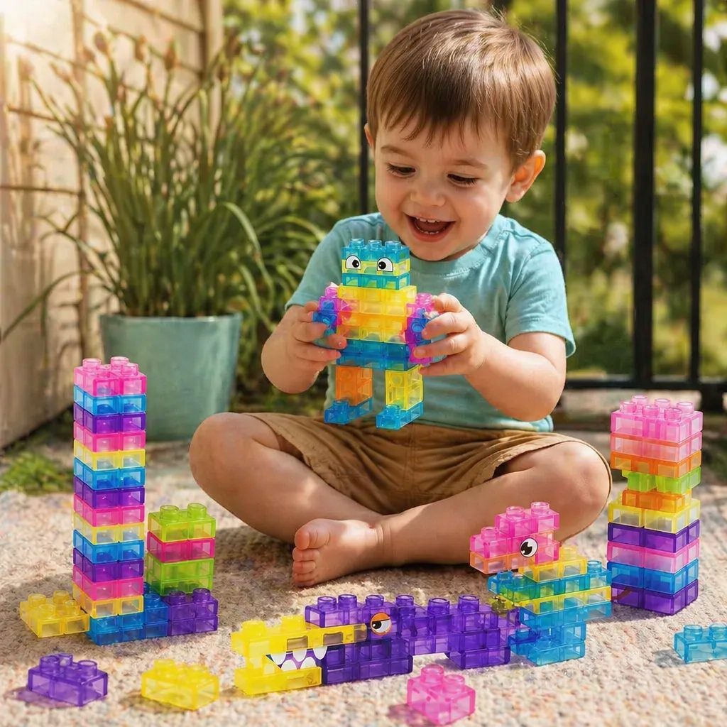Sensory Soft Building Blocks for Kids – Soft, Squeezable Learning Blocks for Play & Fun