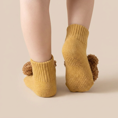Teddy Bear Sherpa Knit Booties
